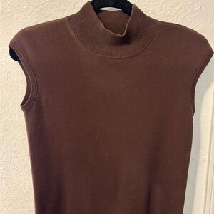 Coldwater Creek Chocolate Sleeveless Top